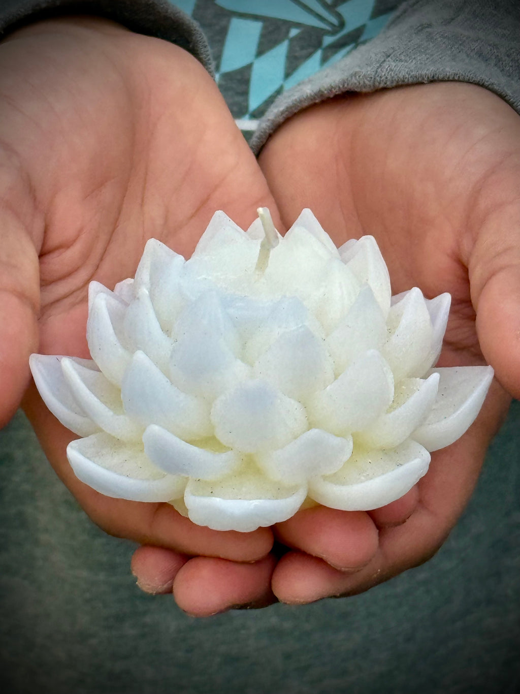 Lotus Candle Pure White